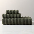 Matin Organic Cotton Smoked Green Bath Runner 24inx60in