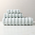 Matin Organic Cotton Mist Green Bath Runner 24inx60in