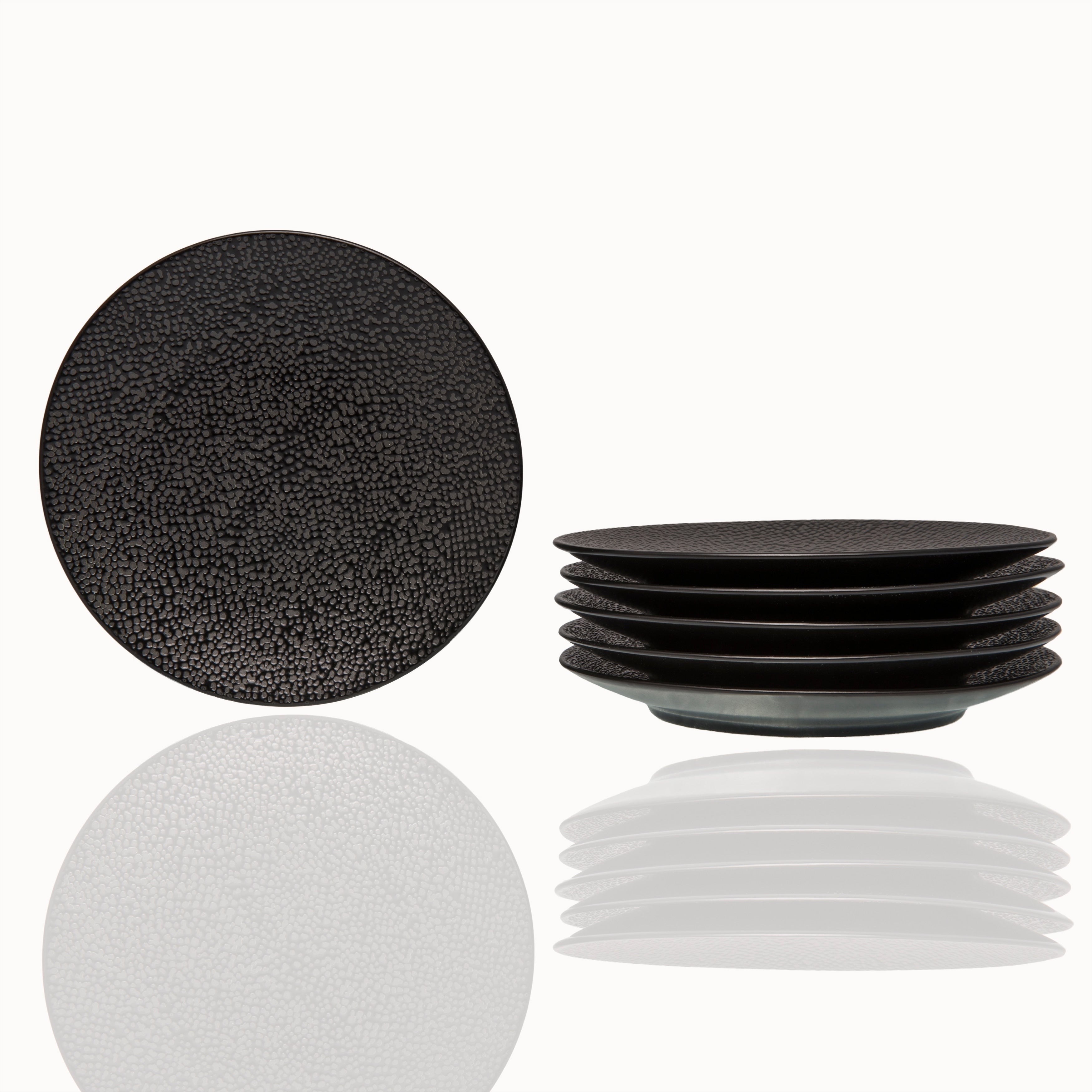 Matrix Black Bread And Butter Plate 6.25 Set 6