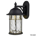 Lapuente 1 Light Matte Black Outdoor Wall Sconce