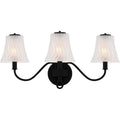 Matte Black Bathroom Vanity Light From The Mckinney Collection