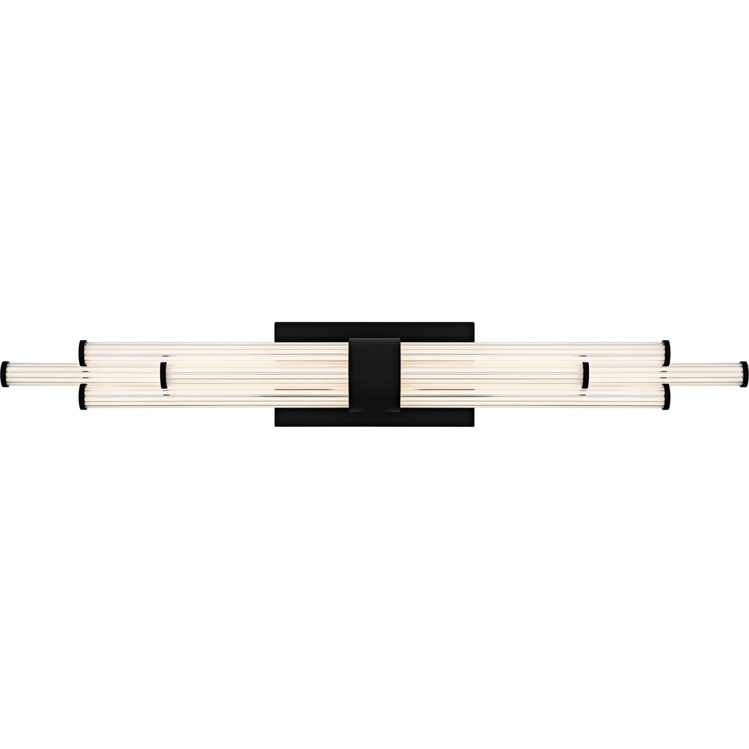 Matte Black Led Bathroom Vanity Light Light From The Talbott Collection