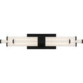 Matte Black Led Bathroom Vanity Light Light From The Talbott Collection