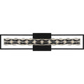 Matte Black Led Bathroom Vanity Light From The Dazzle Collection