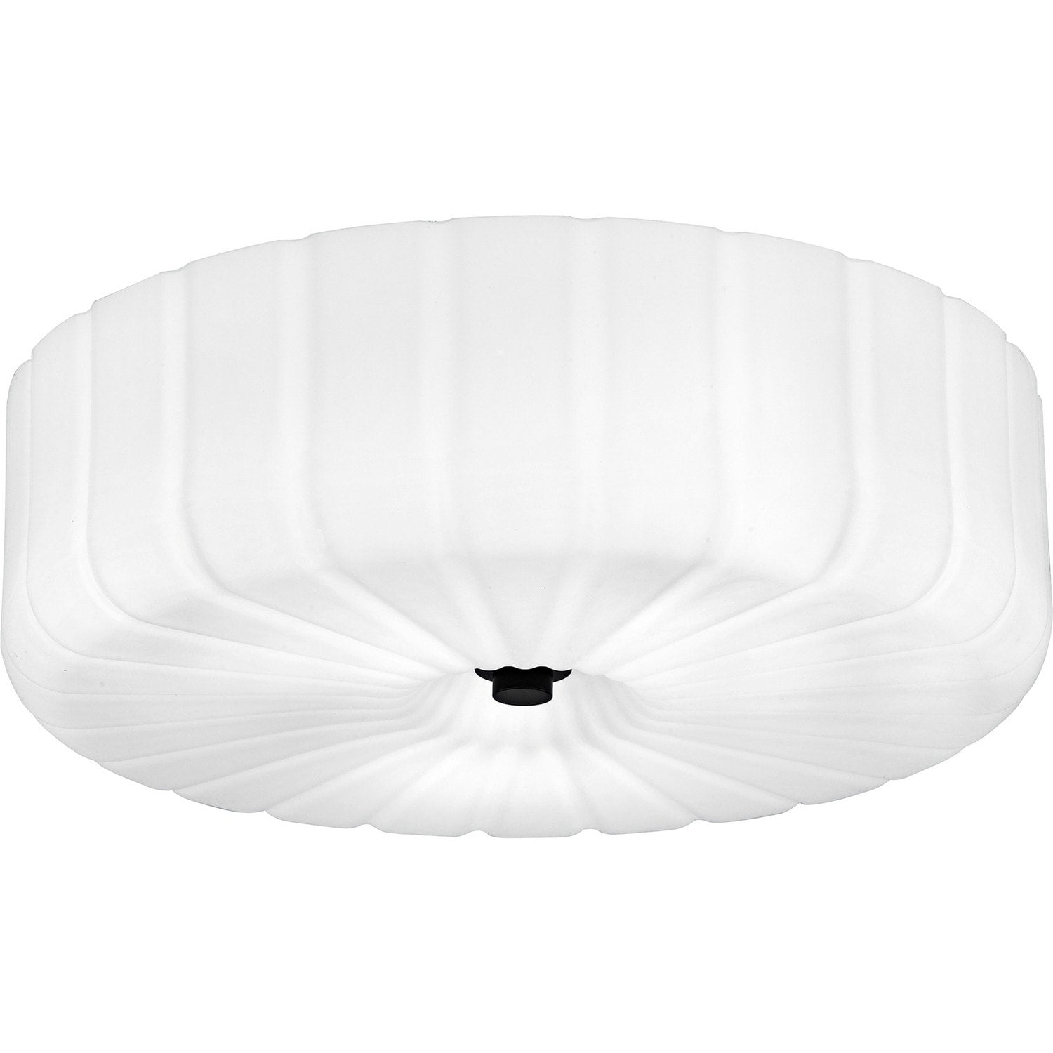 Matte Black Led Flush Mount From The Oberman Collection