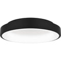 Matte Black Led Flush Mount From The Stanton Collection