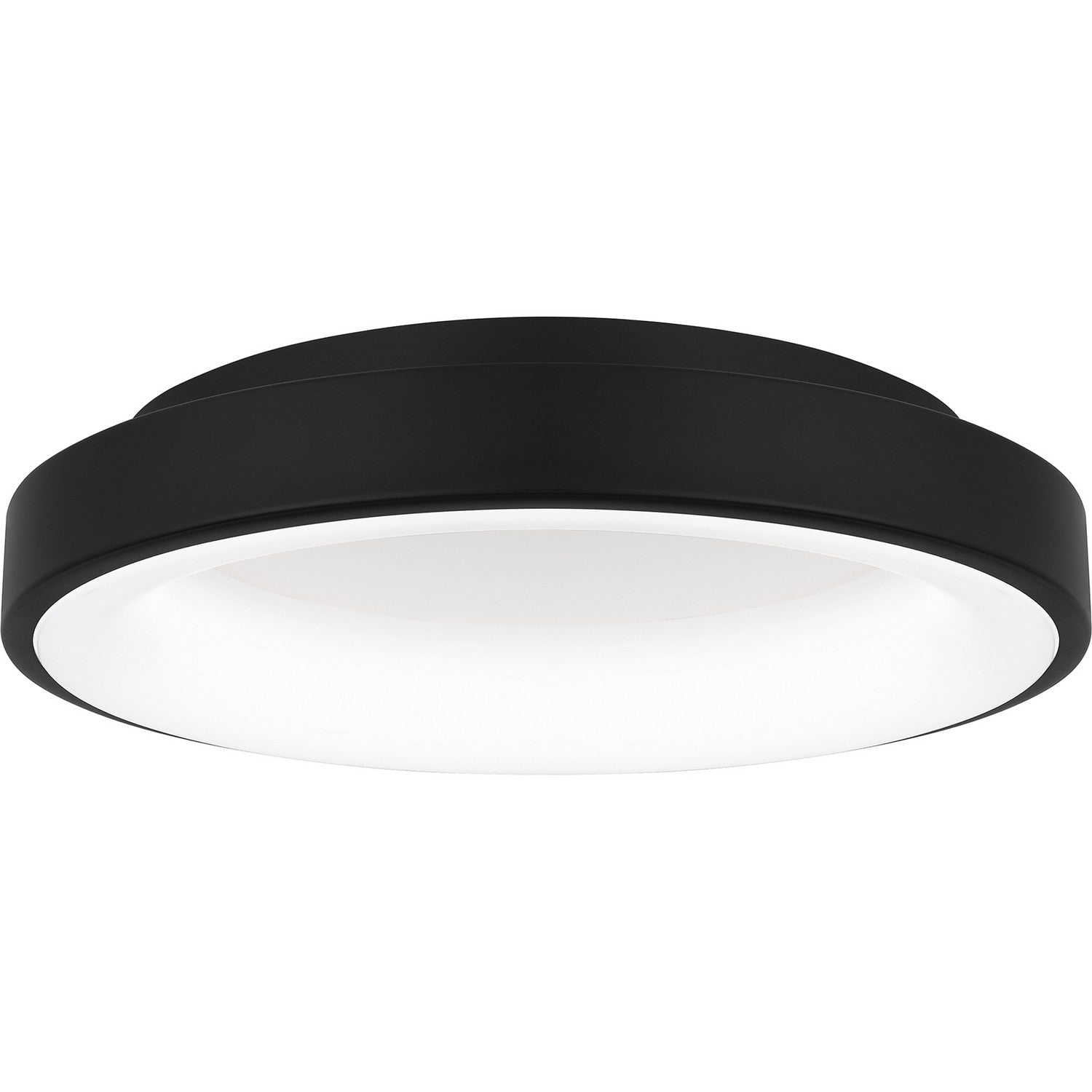 Matte Black Led Flush Mount From The Stanton Collection