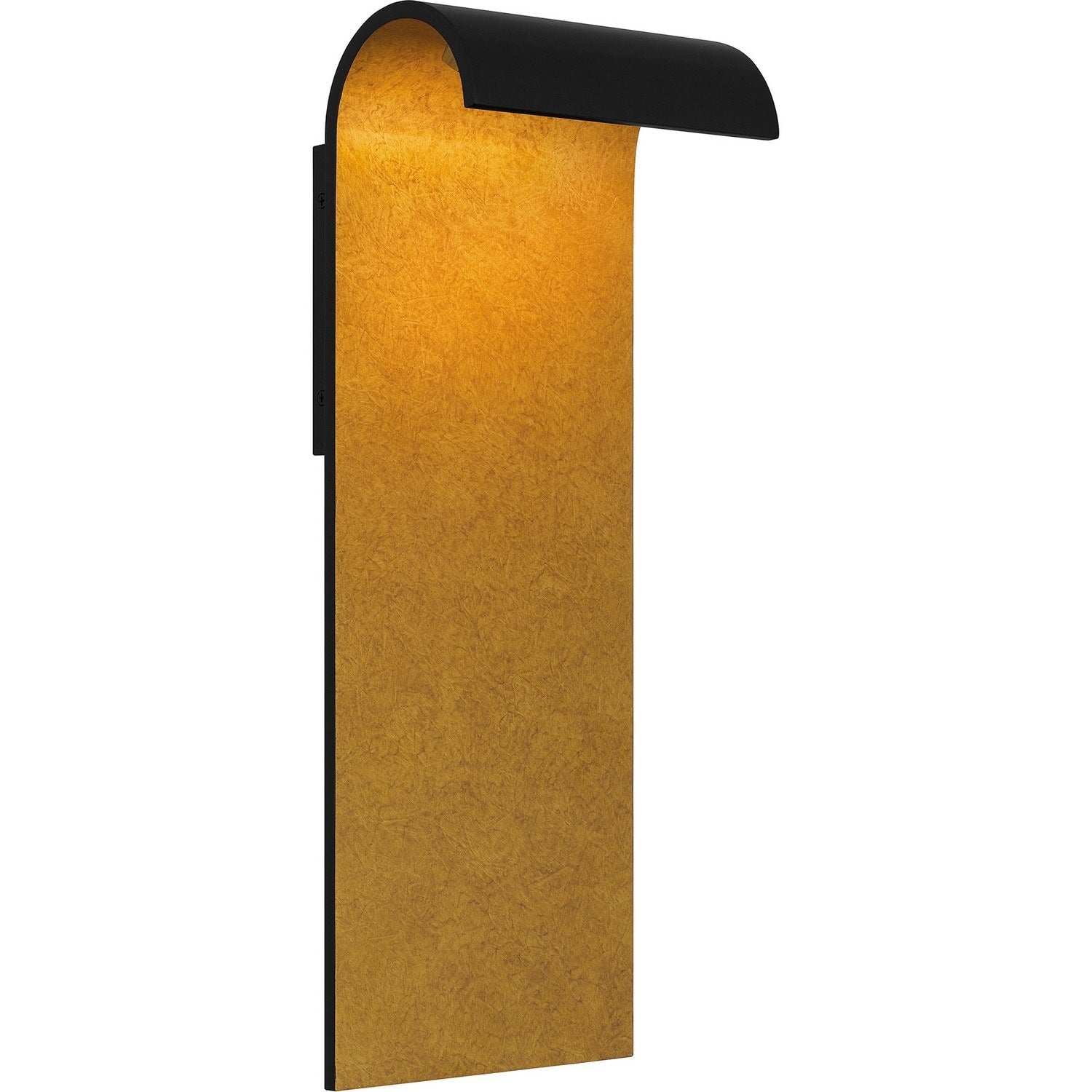 Matte Black Led Outdoor Wall Mount From The Lunar Collection