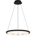 Matte Black Led Pendant From The Malik Collection