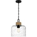 Matte Black One Light Mini Pendant From The Baltic Collection