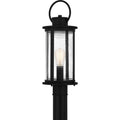 Matte Black One Light Outdoor Post Mount From The Tilmore Collection