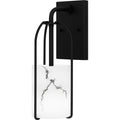 Matte Black One Light Wall Sconce From The Fairbanks Collection