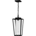 Matte Black Outdoor Hanging Lantern From The Jett Collection