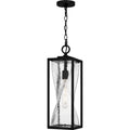 Matte Black Outdoor Hanging Lantern From The Zarah Collection