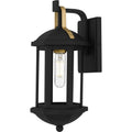 Matte Black Outdoor Wall Lantern From The Crestfield Collection