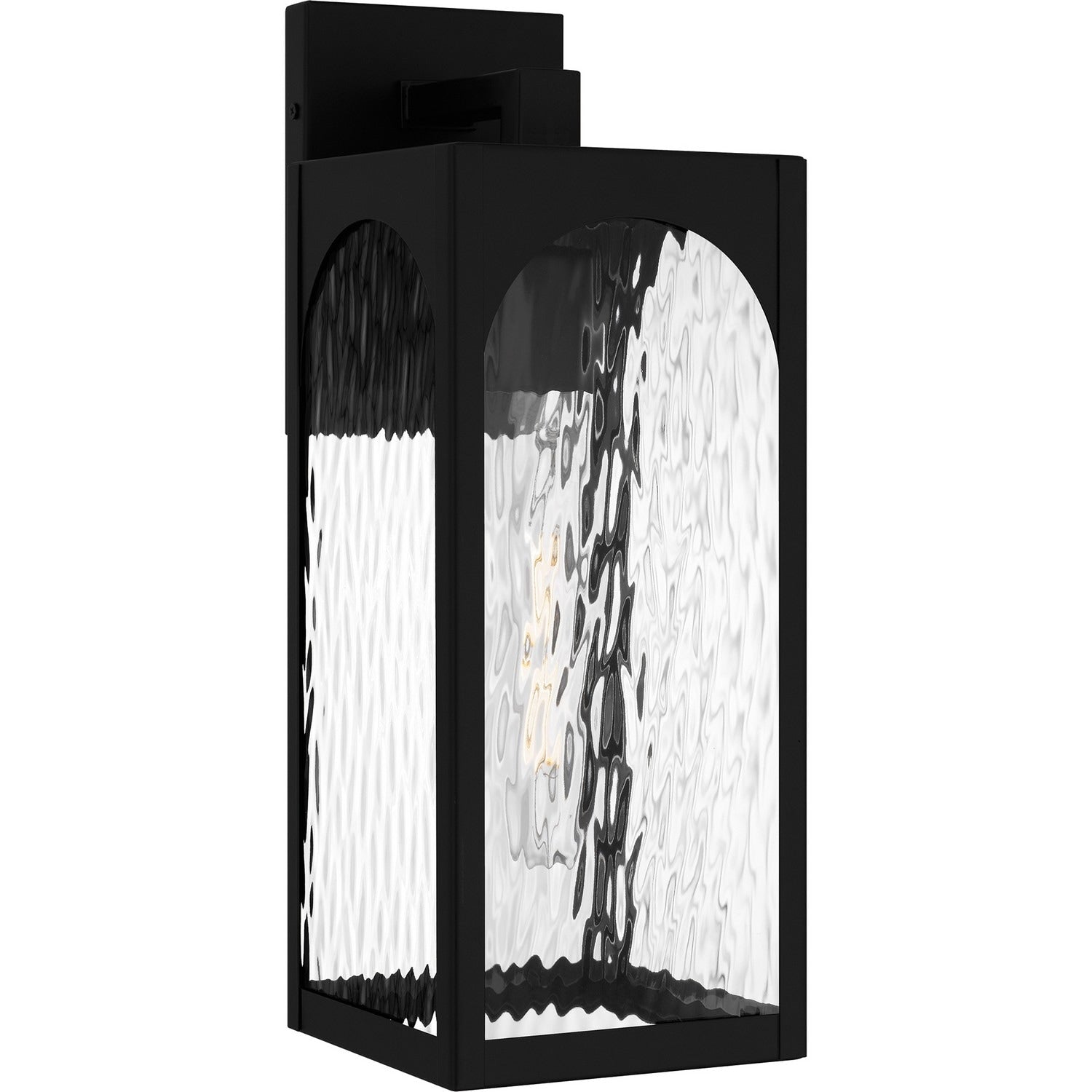 Matte Black Outdoor Wall Lantern From The Dallington Collection