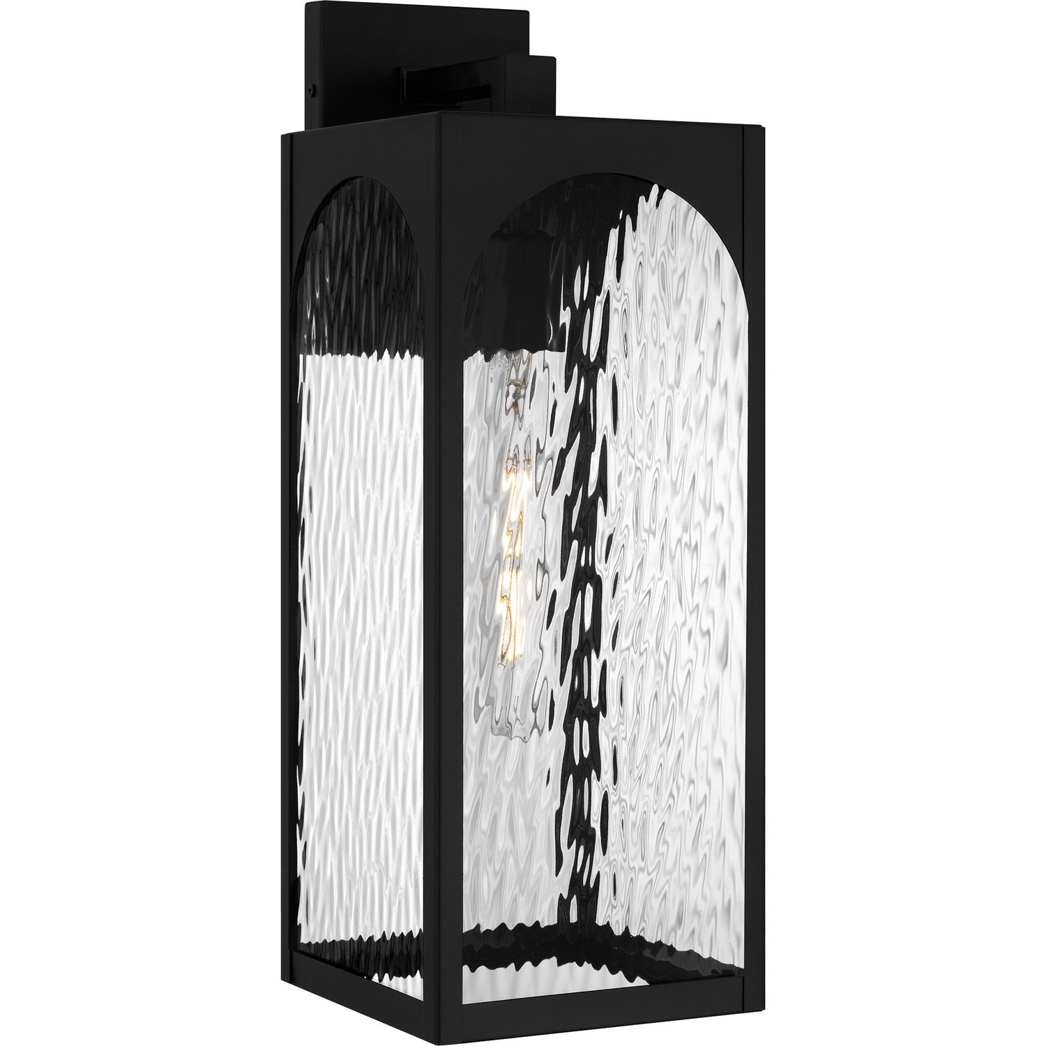 Matte Black Outdoor Wall Lantern From The Dallington Collection