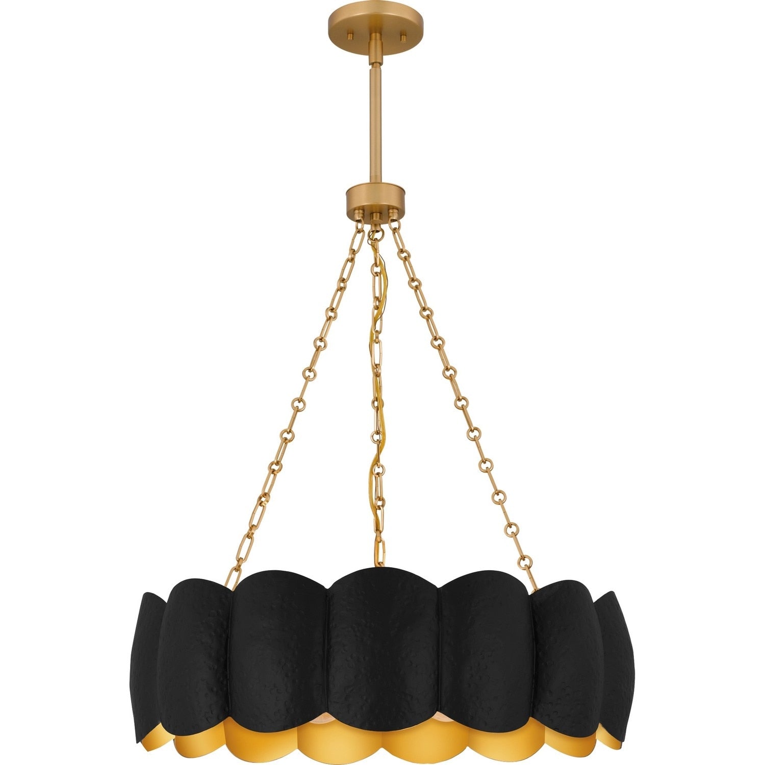 Matte Black Pendant From The Santana Collection