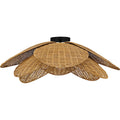 Matte Black Semi Flush Mount From The Willa Collection