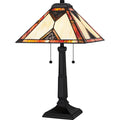 Matte Black Table Lamp From The Aiden Collection
