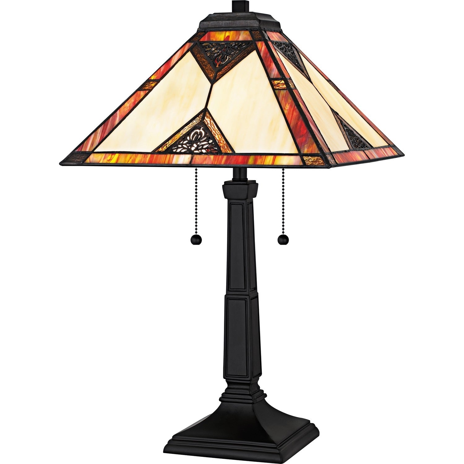 Matte Black Table Lamp From The Aiden Collection