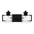 Matte Black Two Light Bath From The Lansdowne Collection
