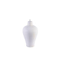 Matte Glaze Lidded Plum Floor Vase
