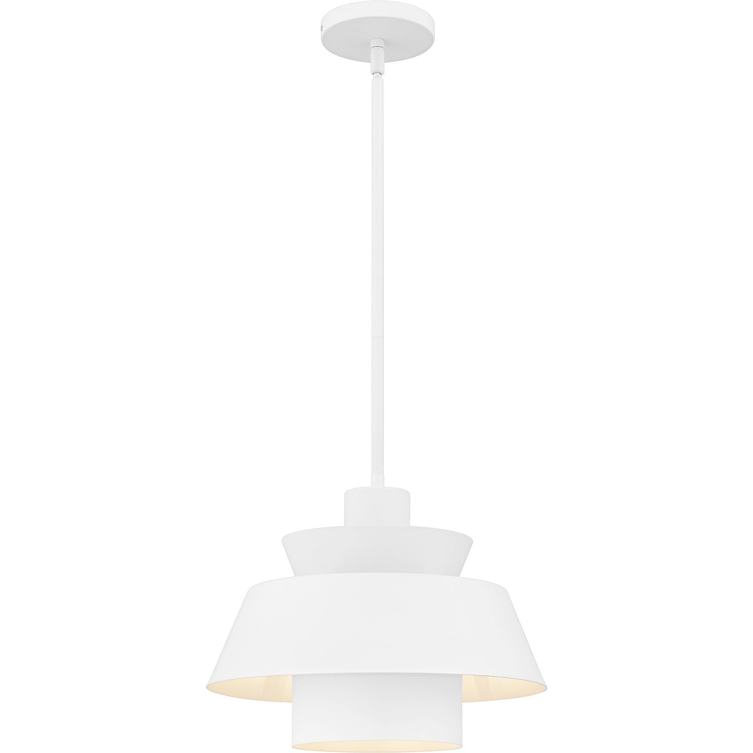 Matte White Pendant From The Lumi Collection