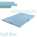 Mattress Topper 1 Gel Infused Convoluted Egg Crate Breathable Foam N A