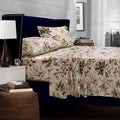 Maui Floral Cotton Percale Printed Extra Deep Pocket Sheet Set