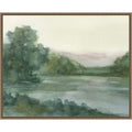 Mauve Mountain View No. 1 By Ethan Harper Framed Canvas Wall Art Print
