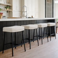 Maven Lane Berkley Backless Metal Kitchen Stool