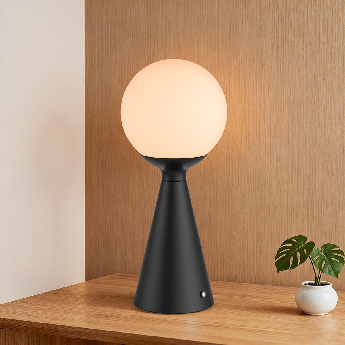 Maxax 13 Modern Rechargeable Led Desk Lamp With Touch Control 3 Way Dimming And Wireless Charging For Bedrooms Living Rooms