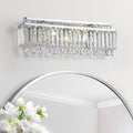 Maxax 3 Light 22.5W Crystal Strand Chrome Etl Bathroom Vanity Light