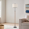 Maxax 70 Adjustable Modern Rattan Floor Lamp For Living Room Bedroom