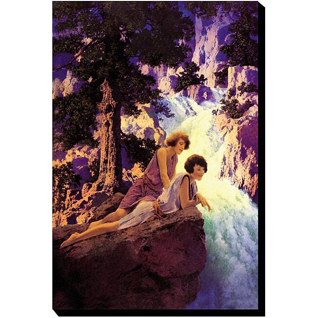 Maxfield Parrish Waterfall Canvas Art