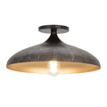 Maxim 10910 Fleur 16 Wide Semi Flush Ceiling Fixture With Hand Spun