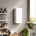 Maximize Your Wall Space 15 Solid Wood Shaker Wall Cabinet In White With 2 Adjustable Shelves Storage Solution For Kitchens
