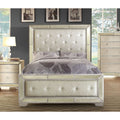 Maxine Modern Champagne Panel Bed By Foa