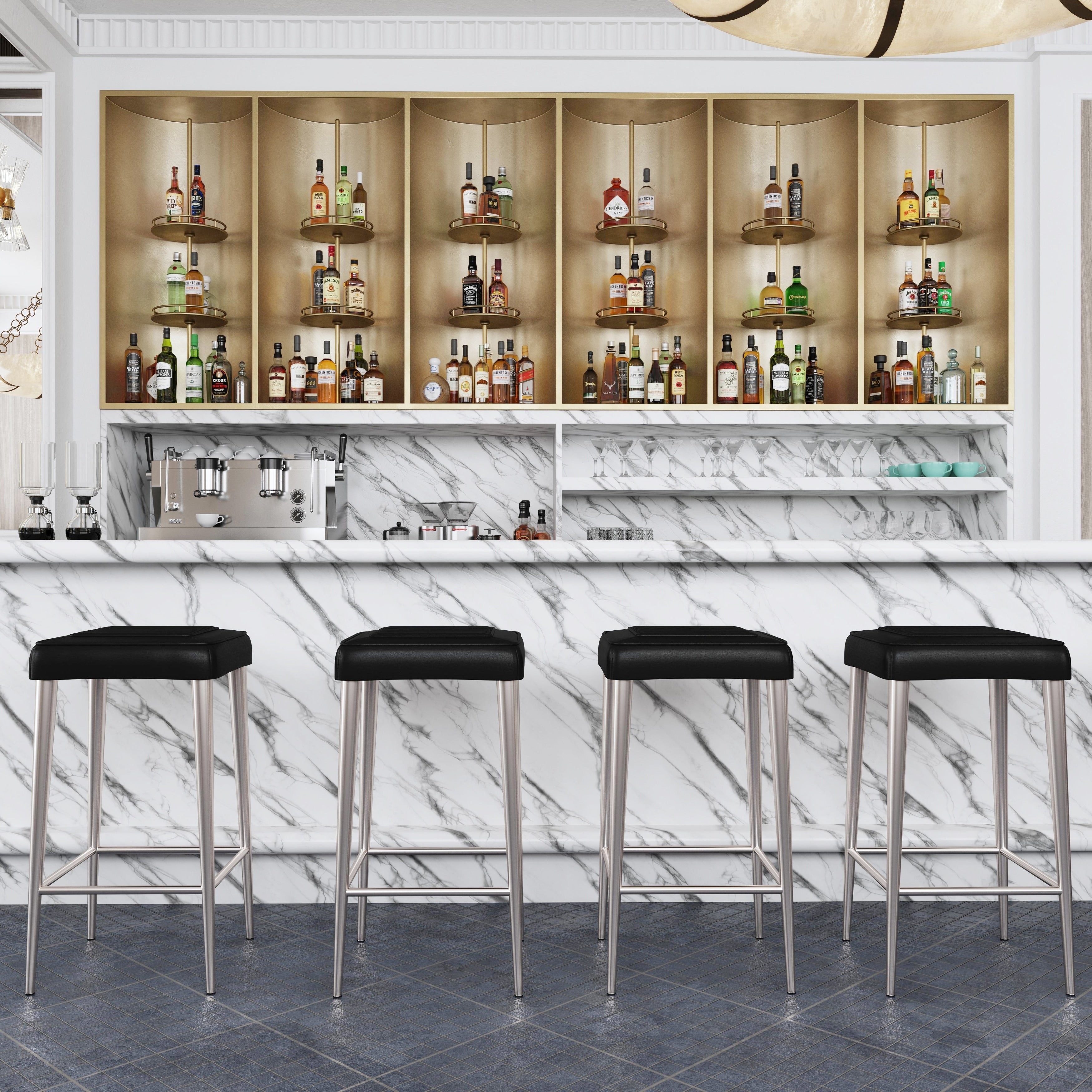 Butler Maxine Leather Bar Stool