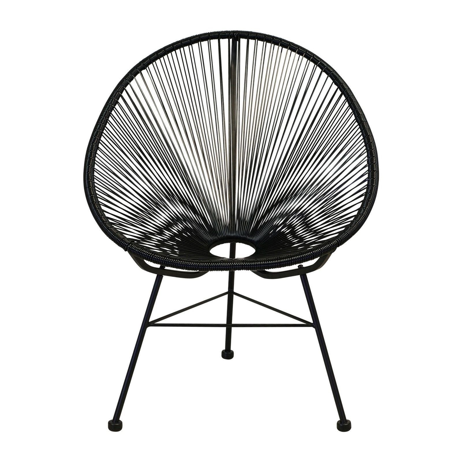 Maya Acapulco Hammock Inspired Papasan High Back Outdoor Indoor Chair