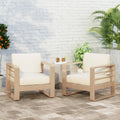 Maya Bay Aluminum Club Chairs Set Of 2 By Christopher Knight Home