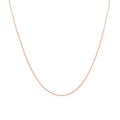 14K Rose Gold Classic Box Chain 0.6Mm