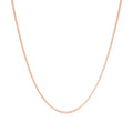 14K Rose Gold Classic Box Chain 0.8Mm