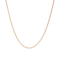 14K Rose Gold Classic Box Chain 0.6Mm