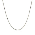 14K White Gold Adjustable Snake Chain 0.85Mm