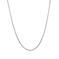 14K White Gold Classic Box Chain 1.0Mm