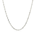 14K White Gold Singapore Chain 1.5Mm