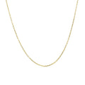 14K Yellow Gold Cable Link Chain 0.8Mm