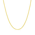 14K Yellow Gold Classic Box Chain 0.7Mm